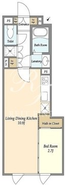 ラペルラ笹塚2 204 間取り図