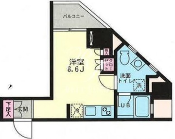 プライムアーバン目黒青葉台 304 間取り図
