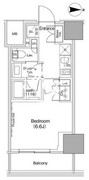 ザ・パークハビオ荏原中延駅前 1108 間取り図