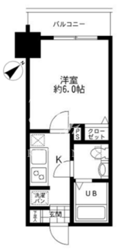 モーニングサイド銀座 303 間取り図