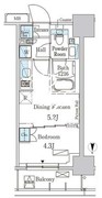 パークアクシス両国スクエア 904 間取り図