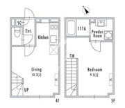 パセオ西新宿五丁目1 401 間取り図