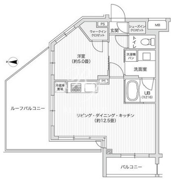 レジディア笹塚2 316 間取り図