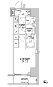 コンフォリア錦糸町DEUX 1004 間取り図