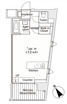イプセ学芸大学 707 間取り図