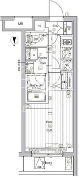 ザ・プレミアムキューブG大崎 221 間取り図