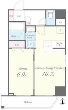 ルッソアグランデ 1003 間取り図