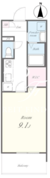 ライツ福助 702 間取り図