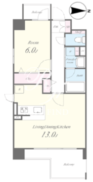 スカイホープ 303 間取り図
