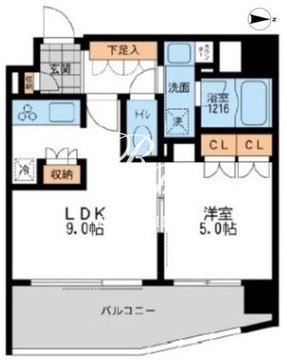 プライマル三軒茶屋 704 間取り図