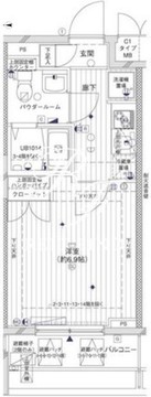 メインステージ両国 1104 間取り図