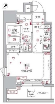 クレイシア大井町 801 間取り図