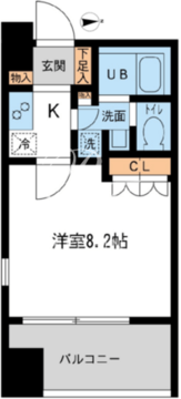 サンフル押上1 204 間取り図