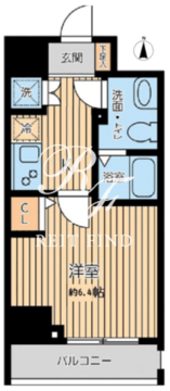シティスパイア三ノ輪2 302 間取り図