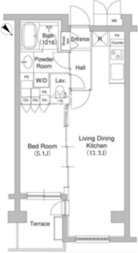 コンフォリア原宿 115 間取り図