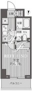 レジディア蒲田 707 間取り図