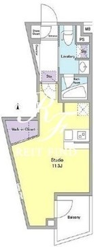 アジールコート西馬込 501 間取り図
