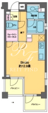 カスタリア高輪台2 603 間取り図