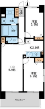 レジディア南千住 509 間取り図
