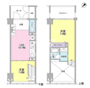ラフィーヌ銀座 1105 間取り図