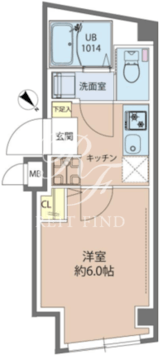 レピュア東向島駅前レジデンス 101 間取り図