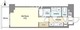 フレシア祐天寺 303 間取り図