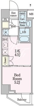 N’sパークレジデンス森下 105 間取り図