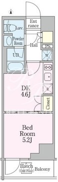 リビオメゾン森下 705 間取り図