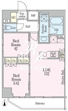 リビオメゾン森下 504 間取り図