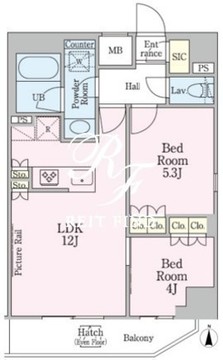 リビオメゾン森下 806 間取り図