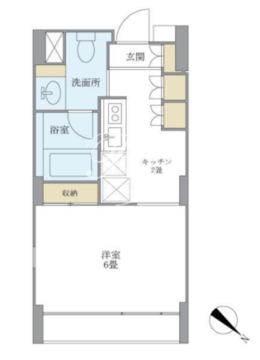 KDXレジデンス自由が丘 203 間取り図