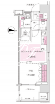 ディームス木場 306 間取り図