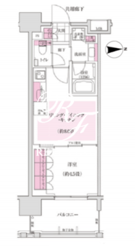 ディームス木場 102 間取り図