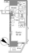 パークハビオ青山 701 間取り図
