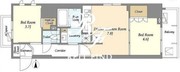 ジオエント浅草雷門 501 間取り図