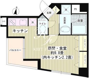 ウィステリアコート 503 間取り図