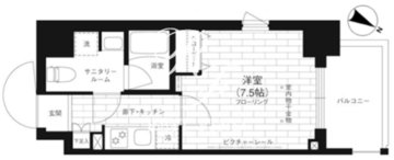 ステージファースト大森山王 303 間取り図