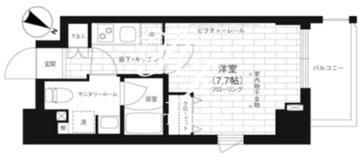 ステージファースト大森山王 201 間取り図
