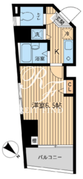 グランプレッソ河田町 306 間取り図
