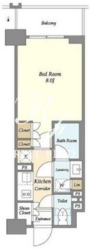 ラティエラ両国 703 間取り図