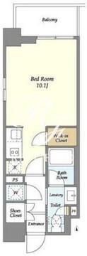 ラティエラ両国 501 間取り図