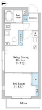 コンポジット目黒学芸大学ザパーク 402 間取り図