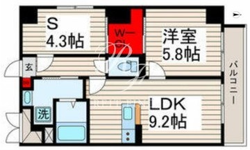 グレイスコート清澄白河 201 間取り図