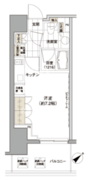 パークハビオ渋谷 510 間取り図