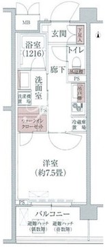 リージア経堂テラスガーデン 219 間取り図