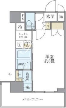 レクシード両国駅前 904 間取り図