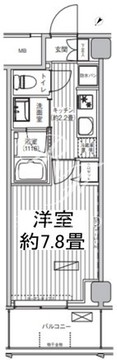 ヒューリック浅草橋江戸通 603 間取り図