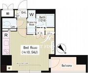 イングランテ浅草橋 401 間取り図