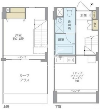 KDXレジデンス自由が丘 406 間取り図