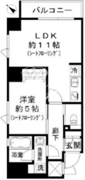 ファインクレスト巣鴨 701 間取り図